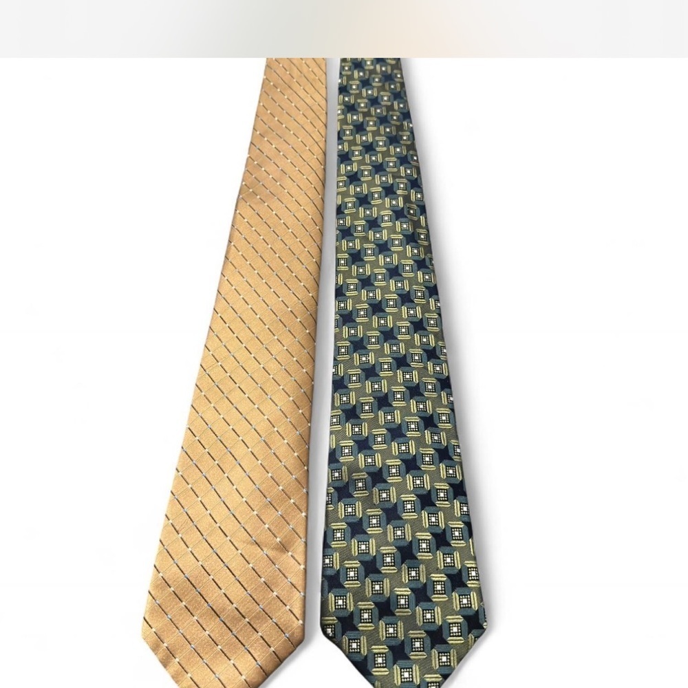 Geoffrey Beene Geometric Ties - Picture 2 of 7